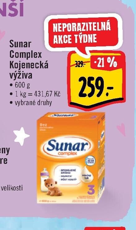 Sunar Complex Kojenecká výživa