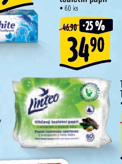 Linteo Vlhčený toaletní papír
