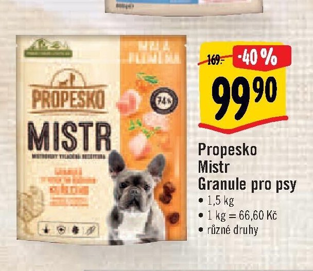 Propesko Mistr Granule pro psy