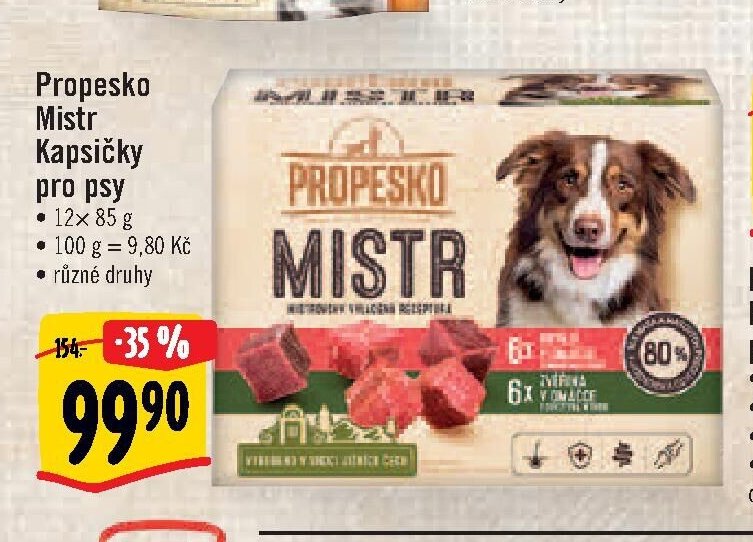 Propesko Mistr Kapsičky pro psy