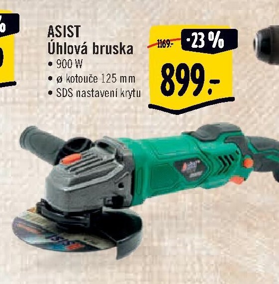 ASIST Úhlová bruska