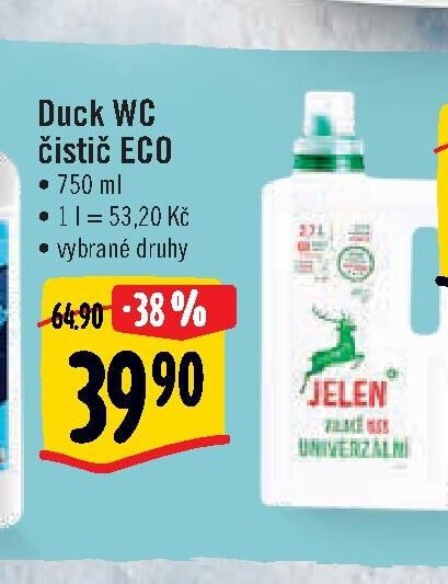 Duck WC čistič ECO