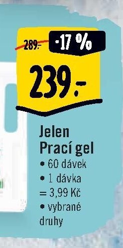 Jelen Prací gel