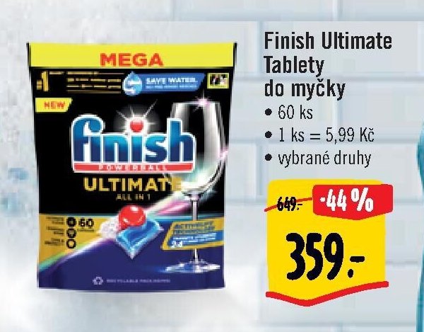 Finish Ultimate Tablety do myčky