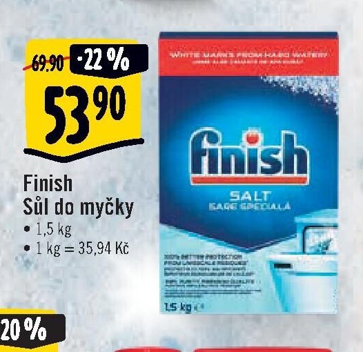 Finish Sůl do myčky
