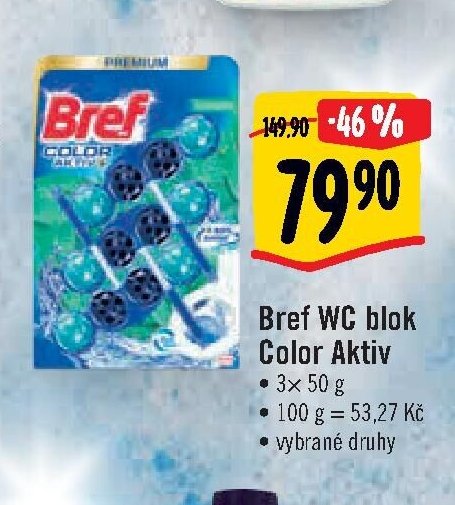 Bref WC blok Color Aktiv