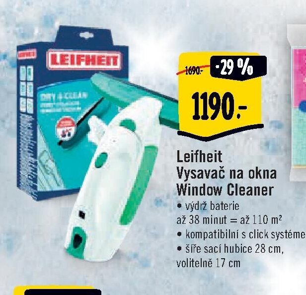 Leifheit Vysavač na okna Window Cleaner