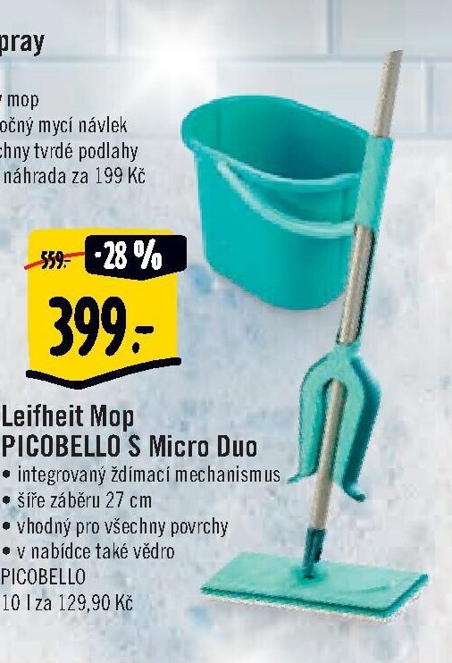Leifheit Mop PICOBELLO S Micro Duo