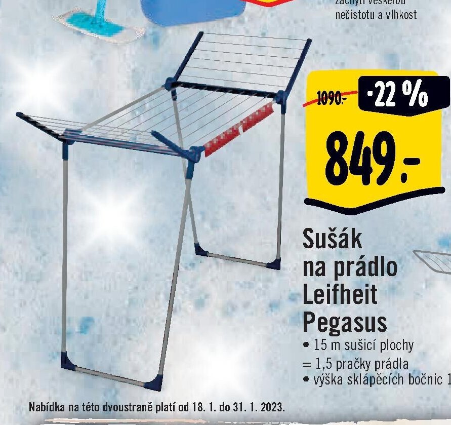 Sušák na prádlo Leifheit Pegasus