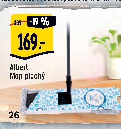 Albert Mop plochý