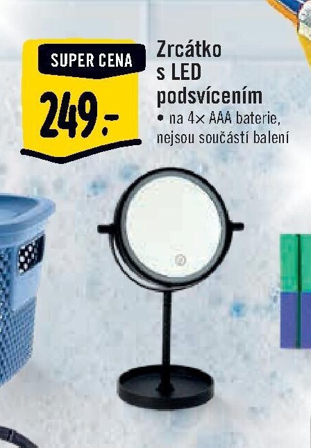 Zrcátko s LED podsvícením