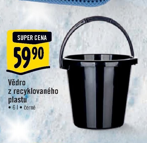 Vědro z recyklovaného plastu