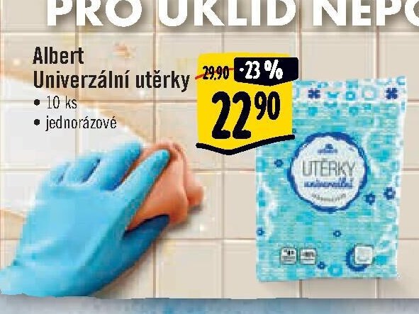 Albert Univerzální utěrky 10 ks