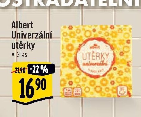 Albert Univerzální utěrky 3 ks