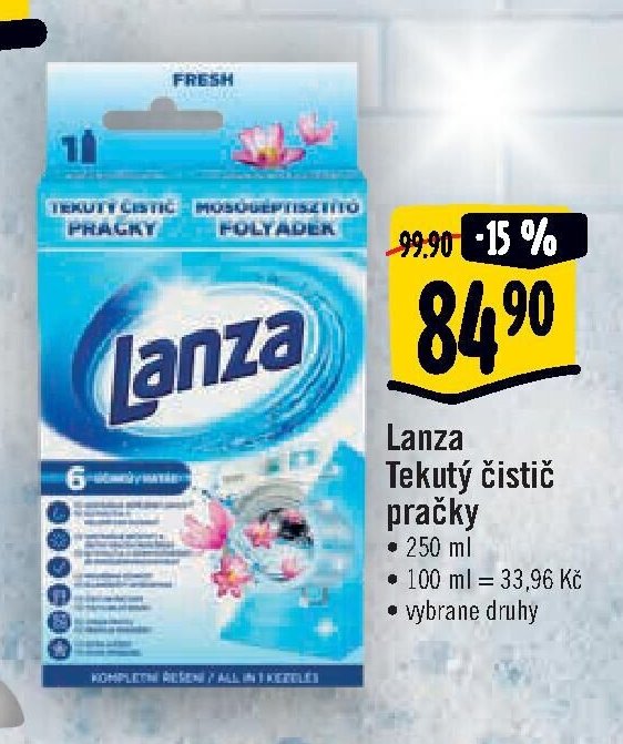 Lanza Tekutý čistič pračky