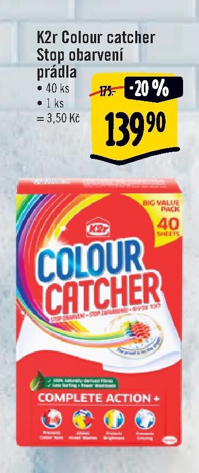 K2r Colour Catcher Stop obarvení prádla