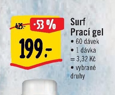 Surf Prací gel