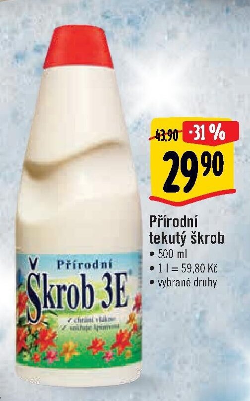 Přírodní tekutý škrob