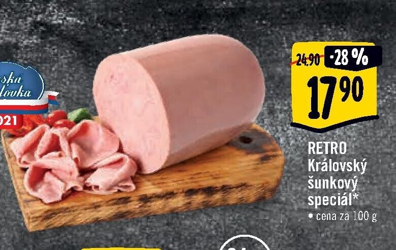 RETRO Královský šunkový speciál