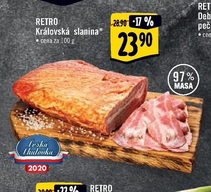 RETRO Královská slanina