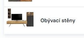 Obývací stěny