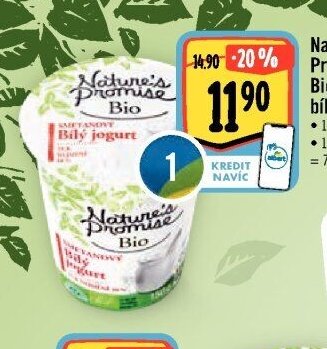 Nature's Promise Bio Jogurt bílý 10%