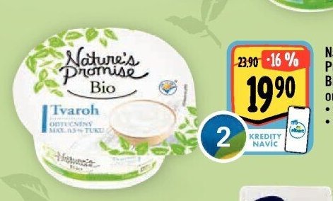Nature's Promise Bio Tvaroh odtučněný