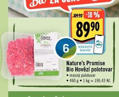 Nature's Promise Bio Hovězí polotovar