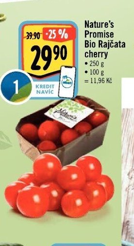 Nature's Promise Bio Rajčata cherry