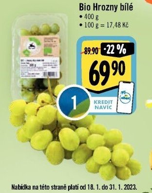Bio Hrozny bílé