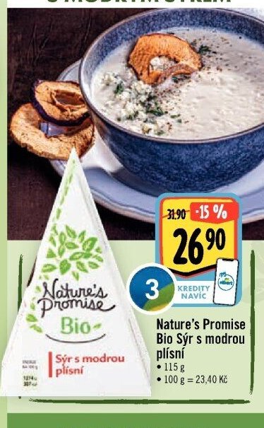 Nature's Promise Bio Sýr s modrou plísní