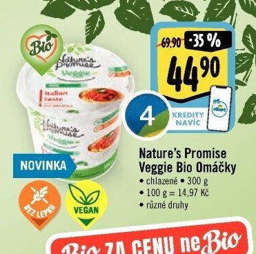Nature's Promise Veggie Bio Omáčky