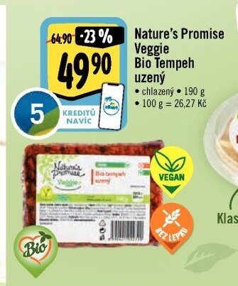 Nature's Promise Veggie Bio Tempeh uzený