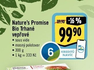 Nature's Promise Bio Trhané vepřové