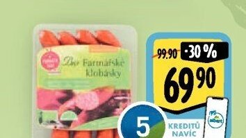 Bio Farmářské klobásky
