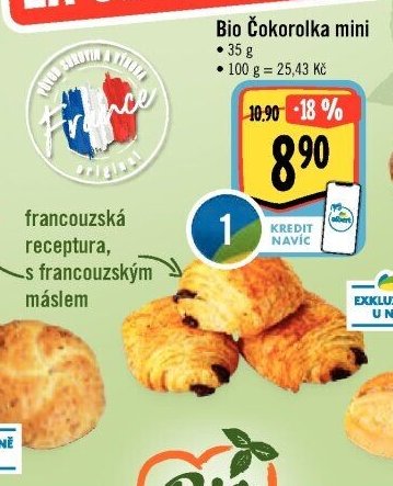 Bio Čokorolka mini