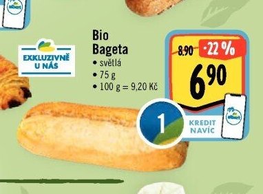 Bio Bageta světlá