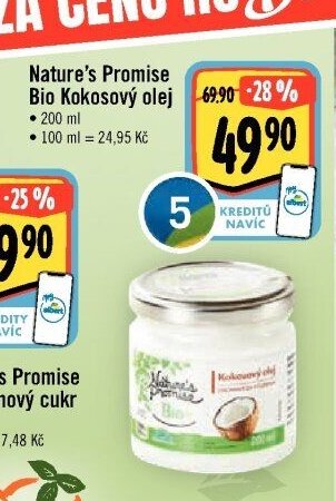 Nature's Promise Bio Kokosový olej