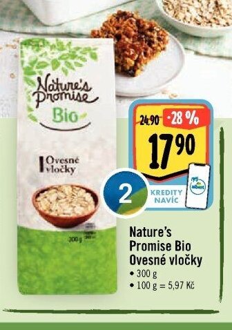 Nature's Promise Bio Ovesné vločky