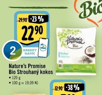 Nature's Promise Bio Strouhaný kokos