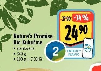 Nature's Promise Bio Kukuřice