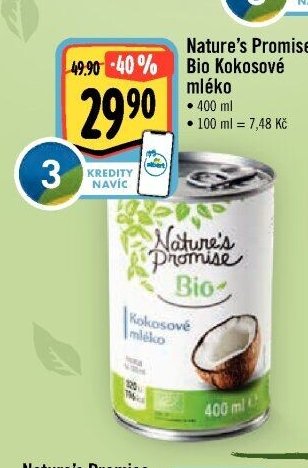 Nature's Promise Bio Kokosové mléko
