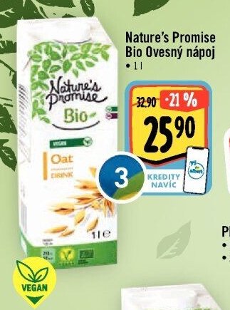 Nature's Promise Bio Ovesný nápoj