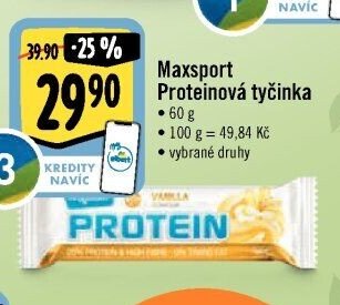 Maxsport Proteinová tyčinka