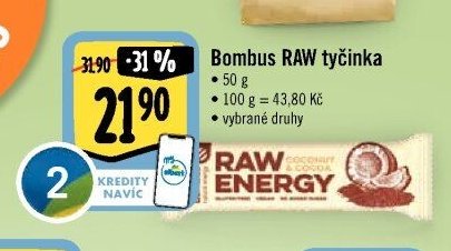 Bombus RAW tyčinka