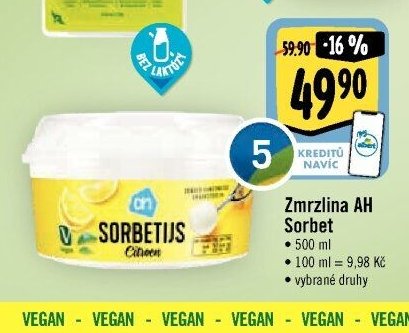 Zmrzlina AH Sorbet