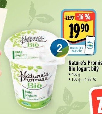 Nature's Promise Bio Jogurt bílý