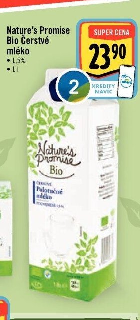 Nature's Promise Bio Čerstvé mléko