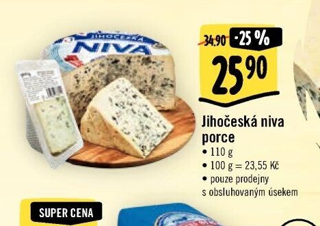 Jihočeská niva porce