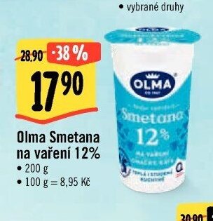 Olma Smetana na vaření 12%